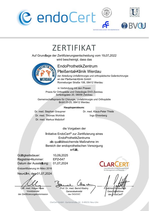 Zertifikat EPZ 2024