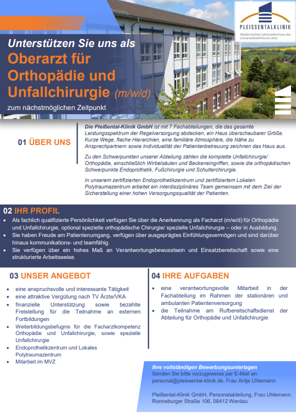 OA Orthopädie Unfallchirurgie