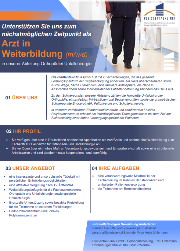 OA Orthopädie Unfallchirurgie